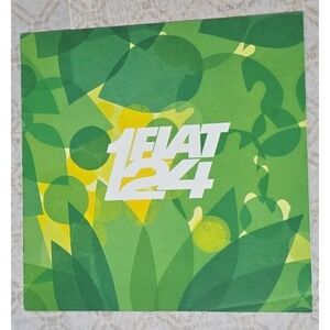 Fiat 124 Brochure Original Vintage Advertising Sales Catalog 1970s